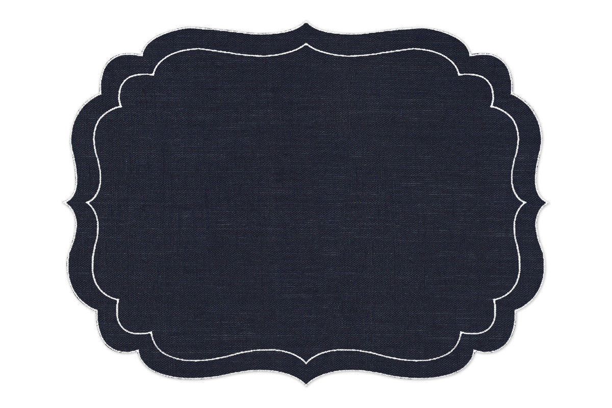 Alexa hampton la gallina matta balthazar placemat navy 1200 xxx q85