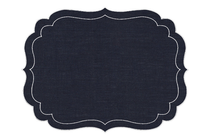 Alexa hampton la gallina matta balthazar placemat navy 800 xxx q85