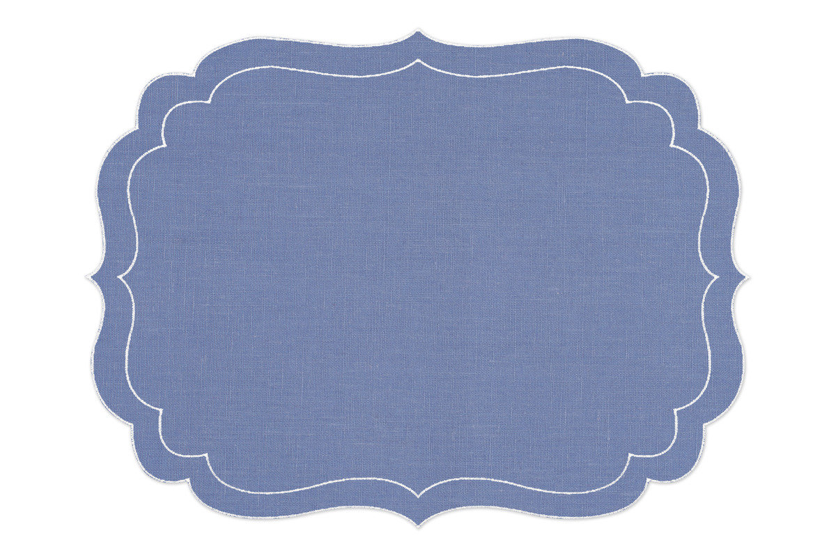 Alexa hampton la gallina matta balthazar placemat periwinkle 1200 xxx q85