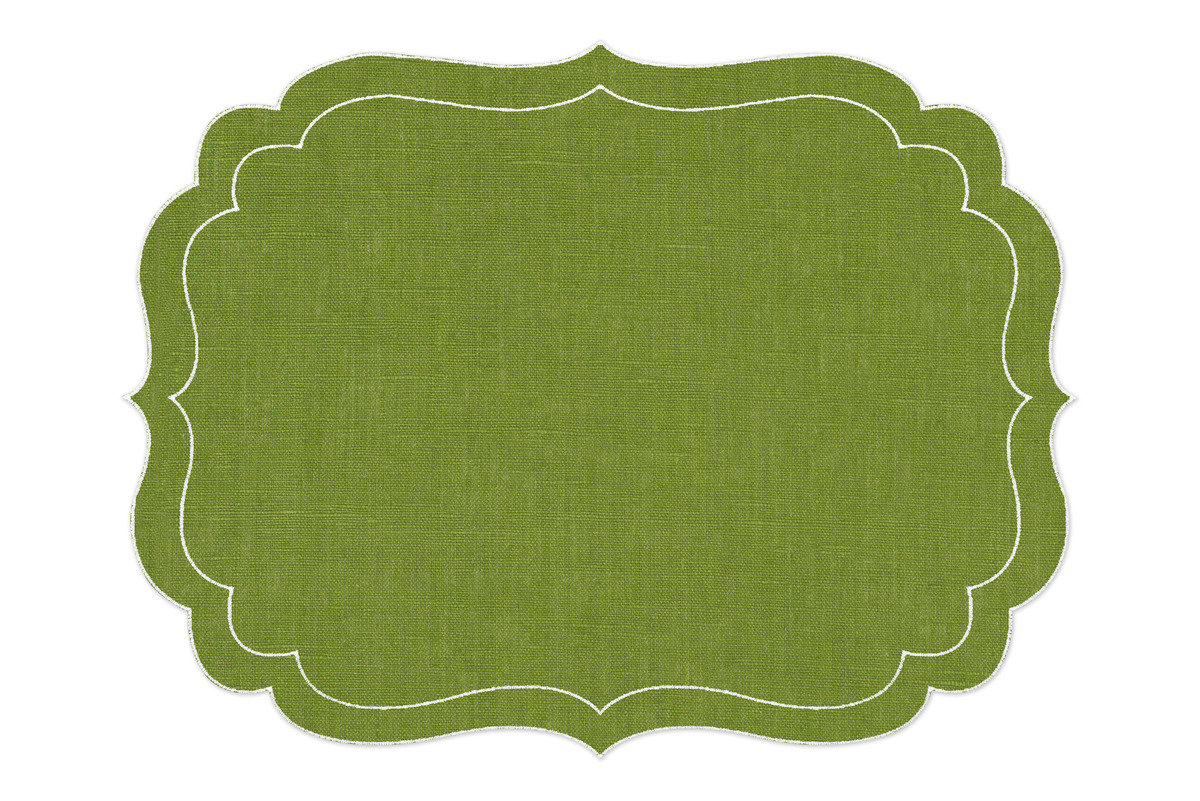 Alexa hampton la gallina matta balthazar placemat sage 1200 xxx q85