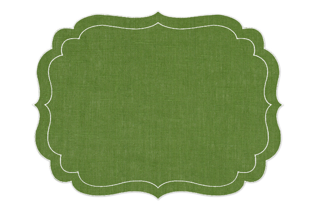 Alexa hampton la gallina matta balthazar placemat green 1200 xxx q85