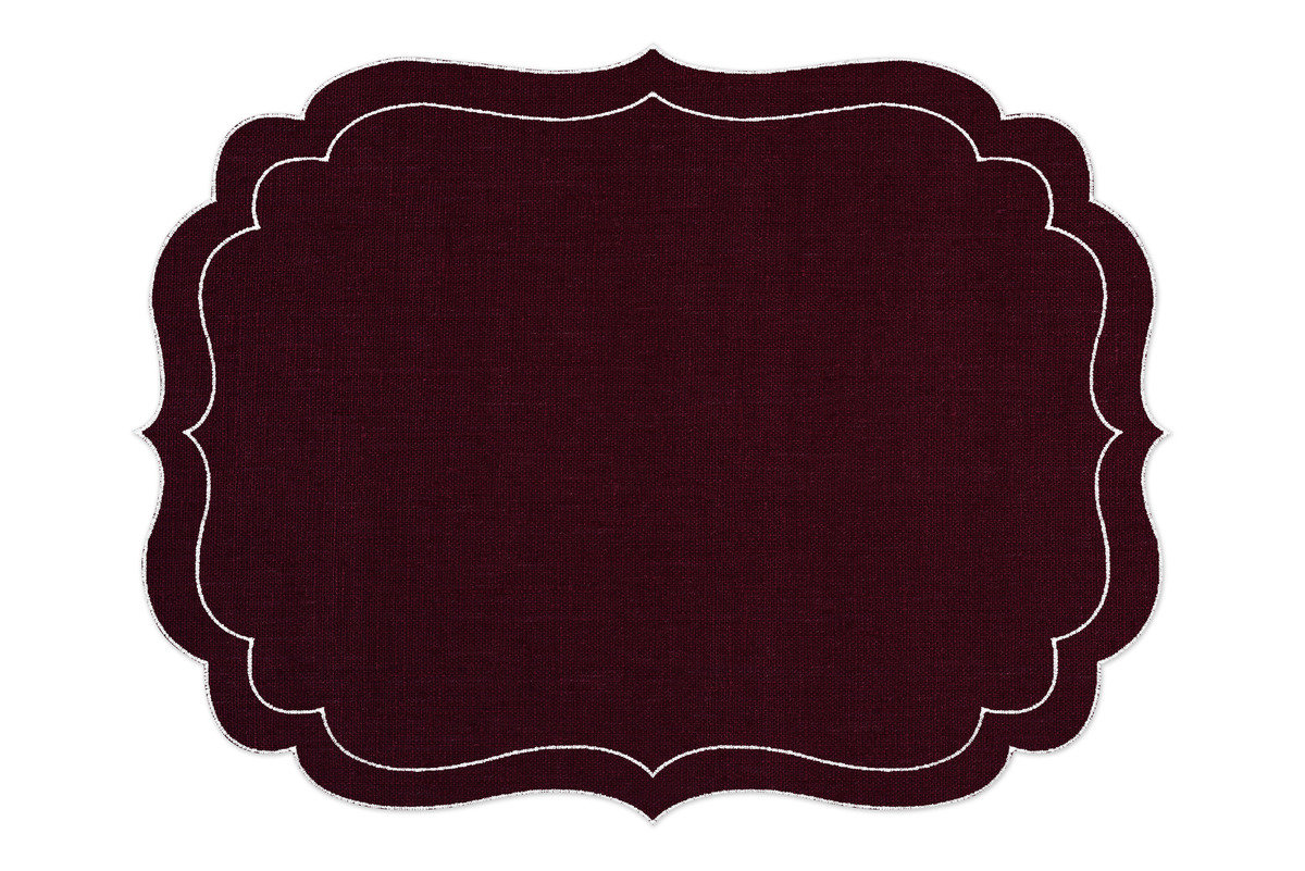 Alexa hampton la gallina matta balthazar placemat scarlet 1200 xxx q85