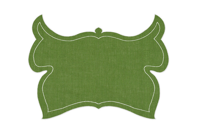 Alexa hampton la gallina matta papillon placemat green 800 xxx q85